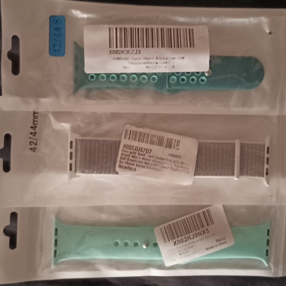 Three Apple Compatible Watch Bands 42/44